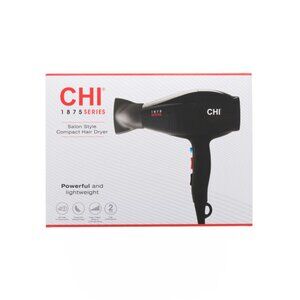 CHI Black 1875 Salon Style Compact Hair Dryer